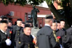 Na praznični dan so Titov trg v središču Velenja napolnili številni uniformirani rudarji,